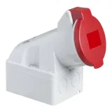 Schneider Electric 83108, настенная промышленная розетка 16 А, 3P+E, IP44, 380 В