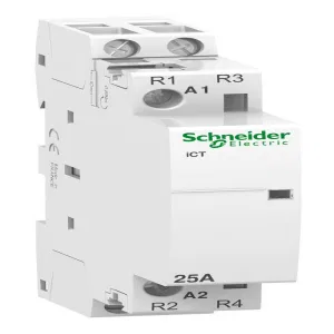 Модульный контактор Schneider Electric iCT 2P 25А 230/127В AC (ШНАЙДЕР) Модульный контактор Schneider Electric iCT 2P 25А 230/127В AC (ШНАЙДЕР)
