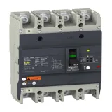 Силовой автомат Schneider Electric Easypact EZC 250, TM-D c диф защитой, 25кА, 4P, 100А