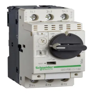 Силовой автомат для защиты двигателя Schneider Electric TeSys GV2 2.5А 3P, термомагнитный расцепитель, GV2P07TQ (ШНАЙДЕР) Силовой автомат для защиты двигателя Schneider Electric TeSys GV2 2.5А 3P, термомагнитный расцепитель, GV2P07TQ (ШНАЙДЕР)