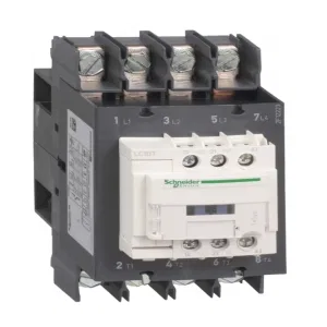Контактор Schneider Electric TeSys LC1D 4P 60А 400/12В DC (ШНАЙДЕР) Контактор Schneider Electric TeSys LC1D 4P 60А 400/12В DC (ШНАЙДЕР)