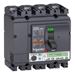 Силовой автомат Schneider Electric Compact NSX 250, Micrologic 6.2 E, 100кА, 4P, 250А (ШНАЙДЕР) Силовой автомат Schneider Electric Compact NSX 250, Micrologic 6.2 E, 100кА, 4P, 250А (ШНАЙДЕР)