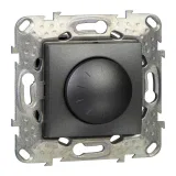 Schneider Electric MGU5.512.12ZD светорегулятор поворотно-нажимной, 1 000 ВА, антрацит