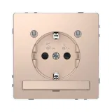 Розетка Schneider Electric MERTEN D-LIFE, скрытый монтаж, с заземлением, шампань