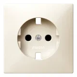 Schneider Electric Merten System Design MTN2330-4044 - накладка на розетку, бежевый, со шторками, 16 А