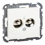 Schneider Electric MTN290419 механизм розетки для выравнивания потенциалов, белый, глянцевый