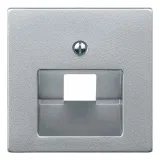Schneider Electric MERTEN SYSTEM M Накладка на информационную розетку RJ45 MTN298360, алюминий