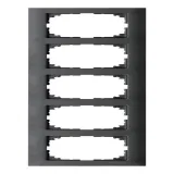 Schneider Electric MTN4050-3614, 5-постовая рамка, антрацит