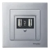 Schneider Electric MTN4366-0000 Механизм розетки 1xUSB, серия Merten