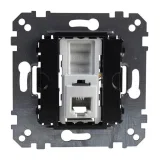 Schneider Electric MTN463500 механизм телефонной розетки RJ12, скрытая установка