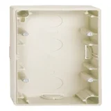 Schneider Electric MTN512244 (Merten M-Smart/Artec) коробка для наружного монтажа Х2, бежевый, 2 поста