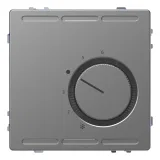 Schneider Electric MERTEN D-LIFE MTN5763-6036 термостат комнатный с датчиком, нержавеющая сталь