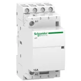 Schneider Electric A9C22814, модульный контактор iCT 16 А, 4НО, 220/240 В AC