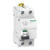 Schneider Electric Acti9 iID Устройство защитного отключения (УЗО) A9R20216, 2 полюса, 16 A, 10 мА, тип A, 2 DIN-модуля