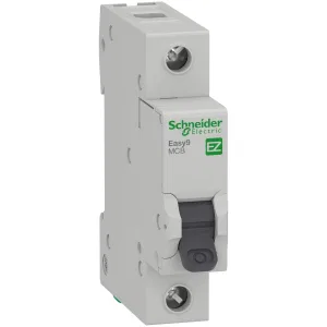 Schneider Electric EZ9F34106 Автоматический выключатель Easy9, 1 полюс, 6 A, тип C (ШНАЙДЕР) Schneider Electric EZ9F34106 Автоматический выключатель Easy9, 1 полюс, 6 A, тип C (ШНАЙДЕР)