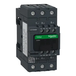 Контактор Schneider Electric TeSys LC1D 3P LC1D40AE7 (40 А, 440/48 В AC) (ШНАЙДЕР) Контактор Schneider Electric TeSys LC1D 3P LC1D40AE7 (40 А, 440/48 В AC) (ШНАЙДЕР)