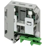 Schneider Electric NSYTRV702 - проходная винтовая клеммная колодка, 1 полюс, 2 точки, серый