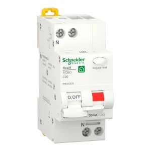 Schneider Electric R9D25625 Автоматический выключатель дифференциального тока Resi9 25 A, 30 mA, тип AC (ШНАЙДЕР) Schneider Electric R9D25625 Автоматический выключатель дифференциального тока Resi9 25 A, 30 mA, тип AC (ШНАЙДЕР)