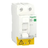 R9R61240 Устройство защитного отключения (УЗО) Schneider Electric Resi9, 2 полюса, 40A, 30 mA, тип A, электро-механическое, ширина 2 DIN-модуля